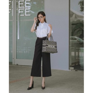 Quần suông ống đứng lỡ huong boutique hbq94