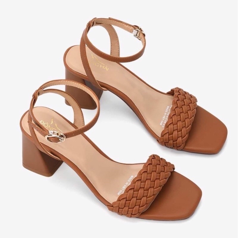 Gót vuông 3 phân quai thắt tít có big size 35-45