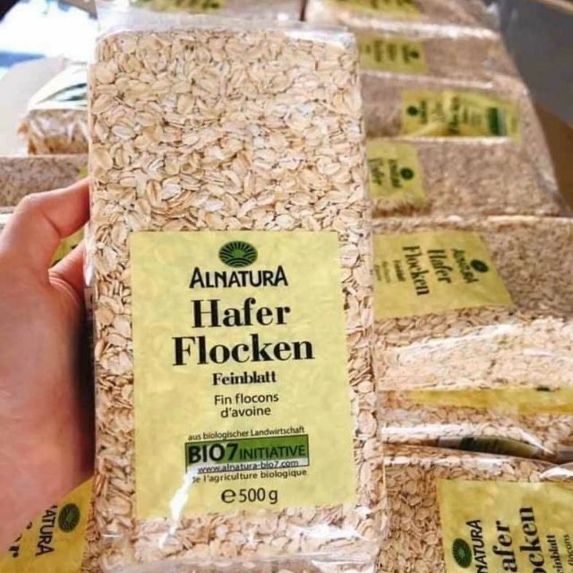 Yến mạch Đức Hafer Flocken nguyên hạt cán dẹt (500g)