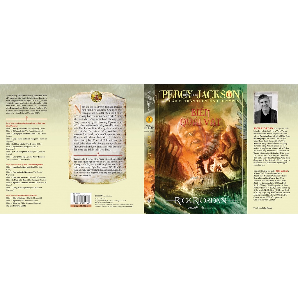 Sách: Biển quái vật TB2020(Phần 2 bộ Percy Jackson và các vị thần trên đỉnh Olympus) - ChiBooks