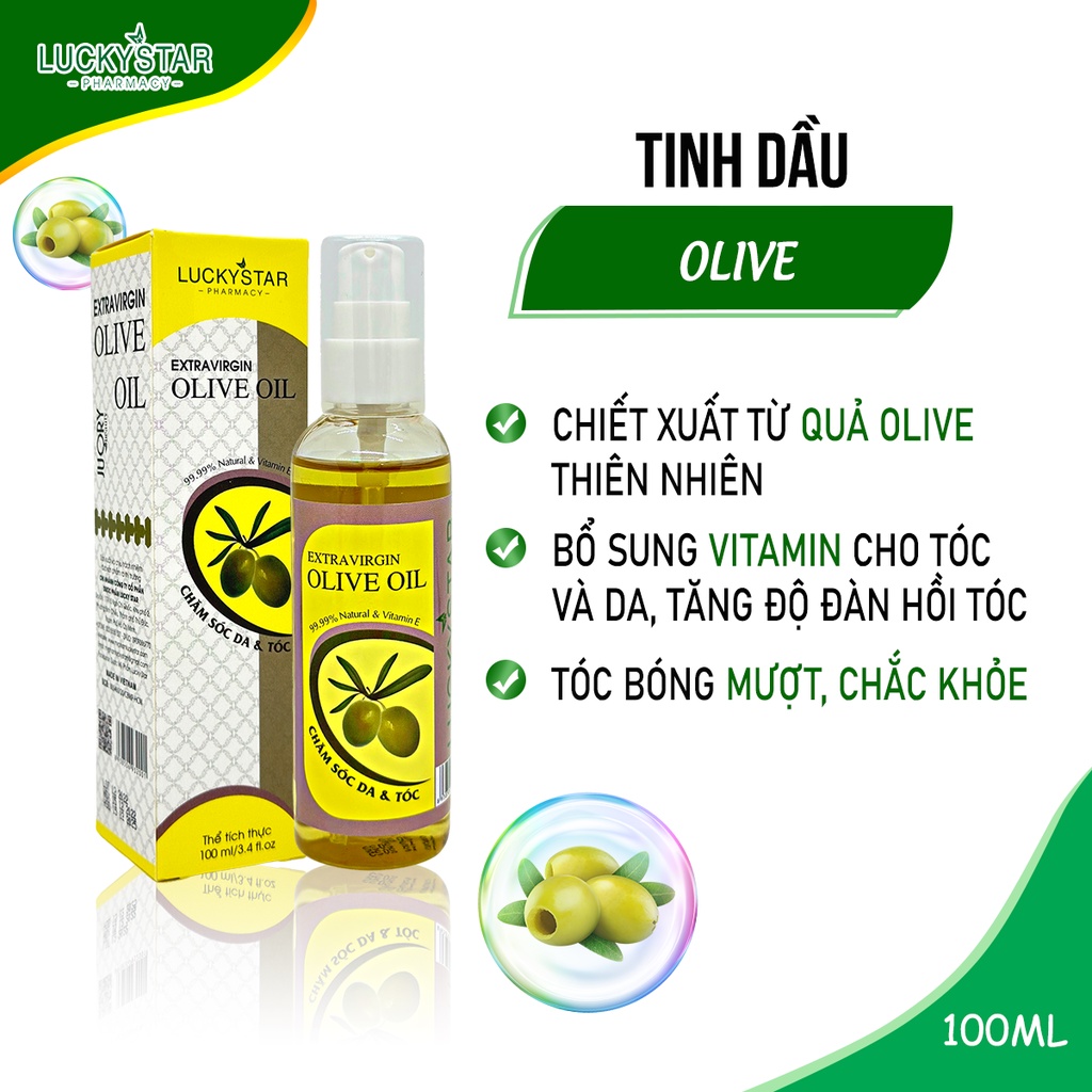 Tinh Dầu Olive Lucky Star 100ml