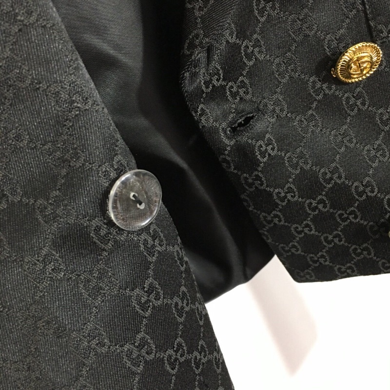 Áo khoác vest nữ dáng ngắn phong cách retro cao cấp GC Gucci 2023