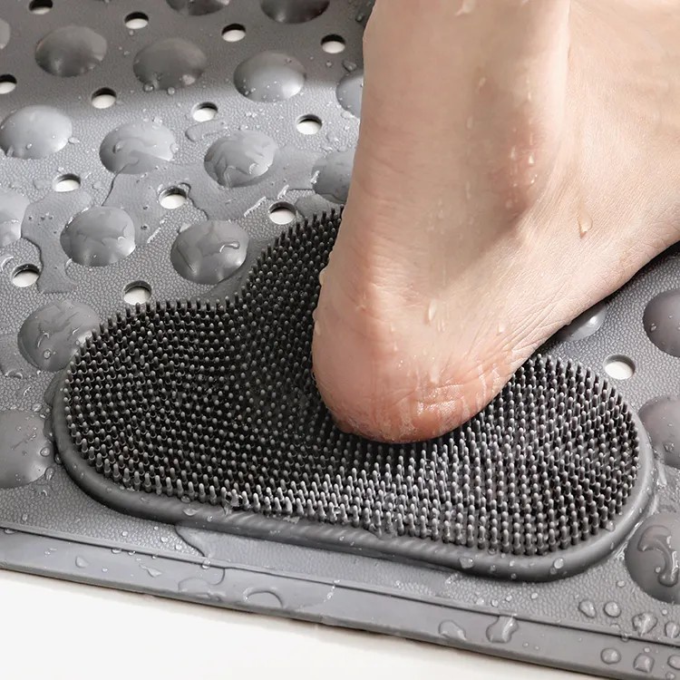Thảm chùi chân nhà tắm chống trượt Fesson chất liệu PVC cao cấp (chọn màu)