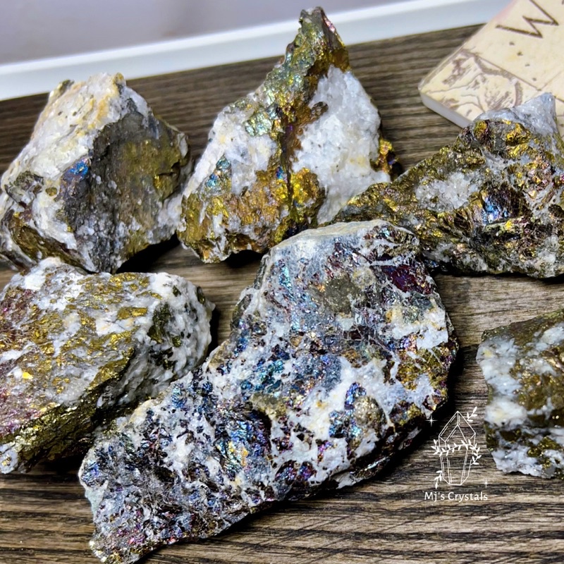 Đá thanh tẩy Pyrite vàng ánh kim, ánh xanh tím m siêu lấp lánh, sưu tầm, trang trí, thanh tẩy tarot, reiki, thiền định