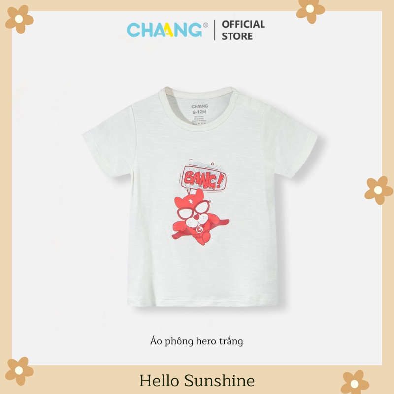 Áo phông cộc tay Chaang bé trai