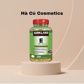 Vitamin e 400 iu 500 viên kirkland của mỹ