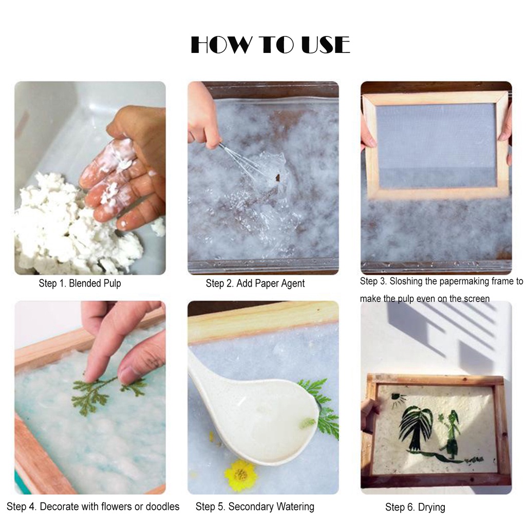 Khung giấy Cuticate làm đồ thủ công bằng gỗ kích thước 15x18CM