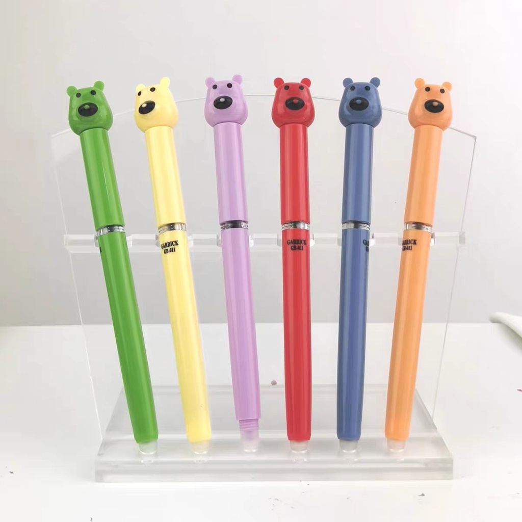 Bút máy XOÁ ĐƯƠC GẤU  tặng kèm 1 Ống mực thay thế cho bé