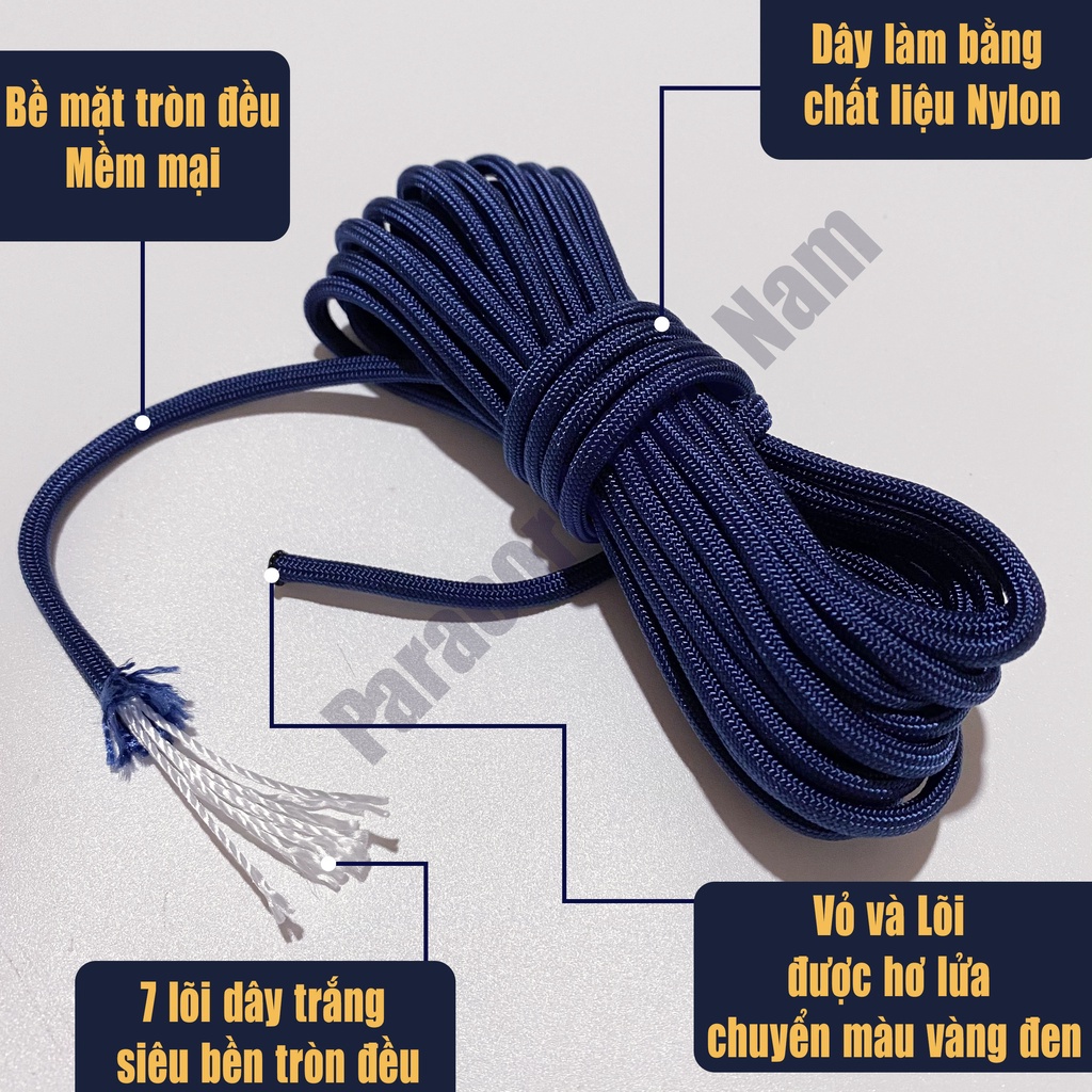 [Siêu Bền] Dây an toàn, bảo hiểm câu Đài - Chất liệu thun co giãn. Nhiều size dây