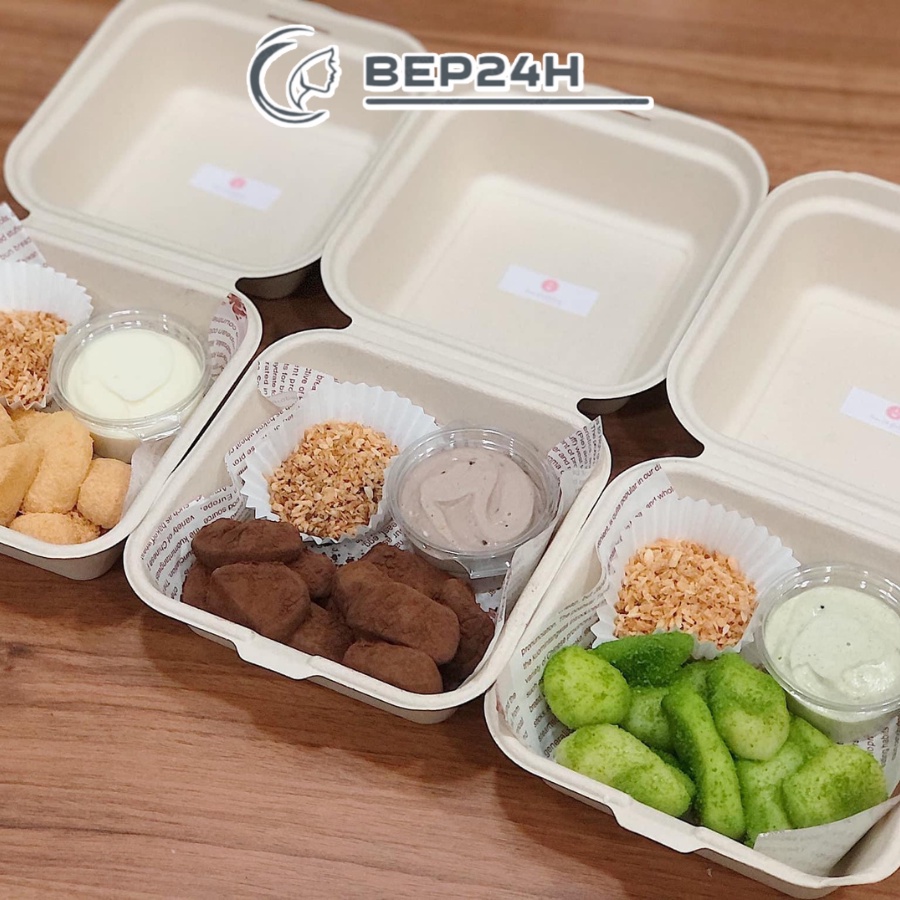Mochi chấm kem sữa 10 VIÊN truyền thống, trà xanh, cacao, oreo, hạnh nhân, ... Bếp 24h