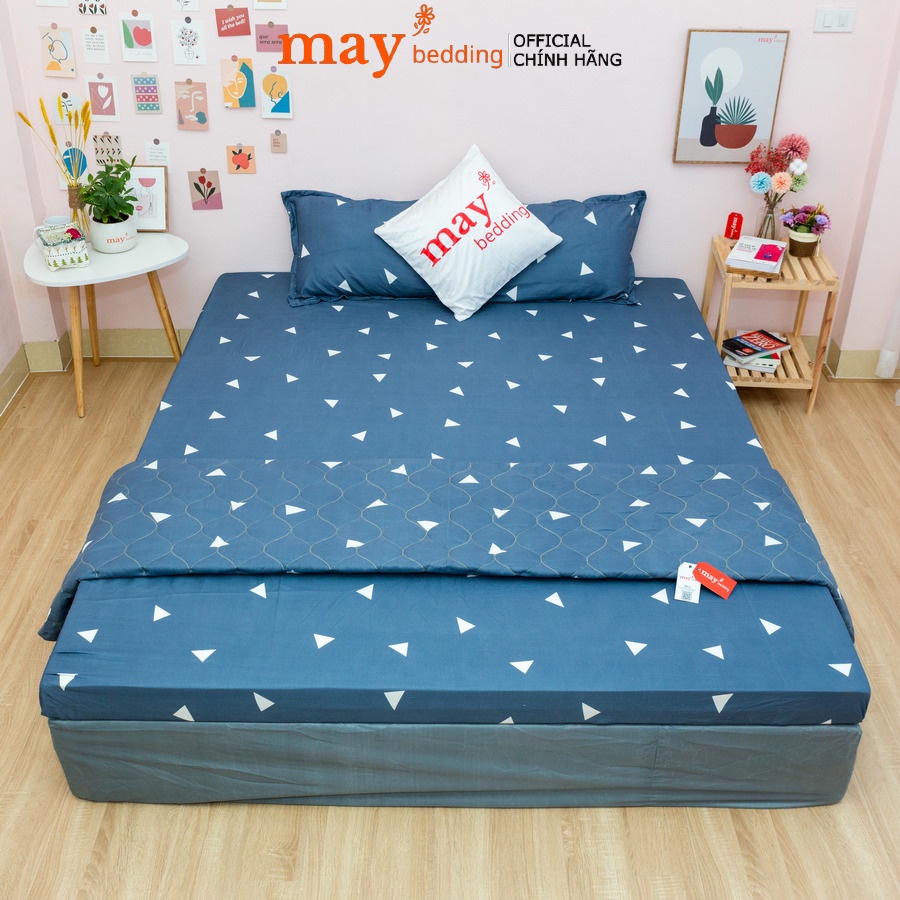 Set 4 món chăn hè Maybedding kèm ga giường và vỏ gối nằm đủ kích thước giường nệm