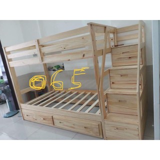 Gường tầng gỗ 3 tầng1mx2m (xem mẫu ở 139 phổ quang.p9.quận Phú nhuận)