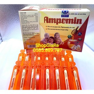 kích thích ăn ngon miệng giúp tiêu hóa tốt hơn ampomin hộp 20 ống