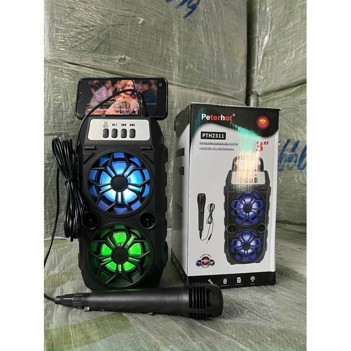 Loa Karaoke Kèm Mic Mini