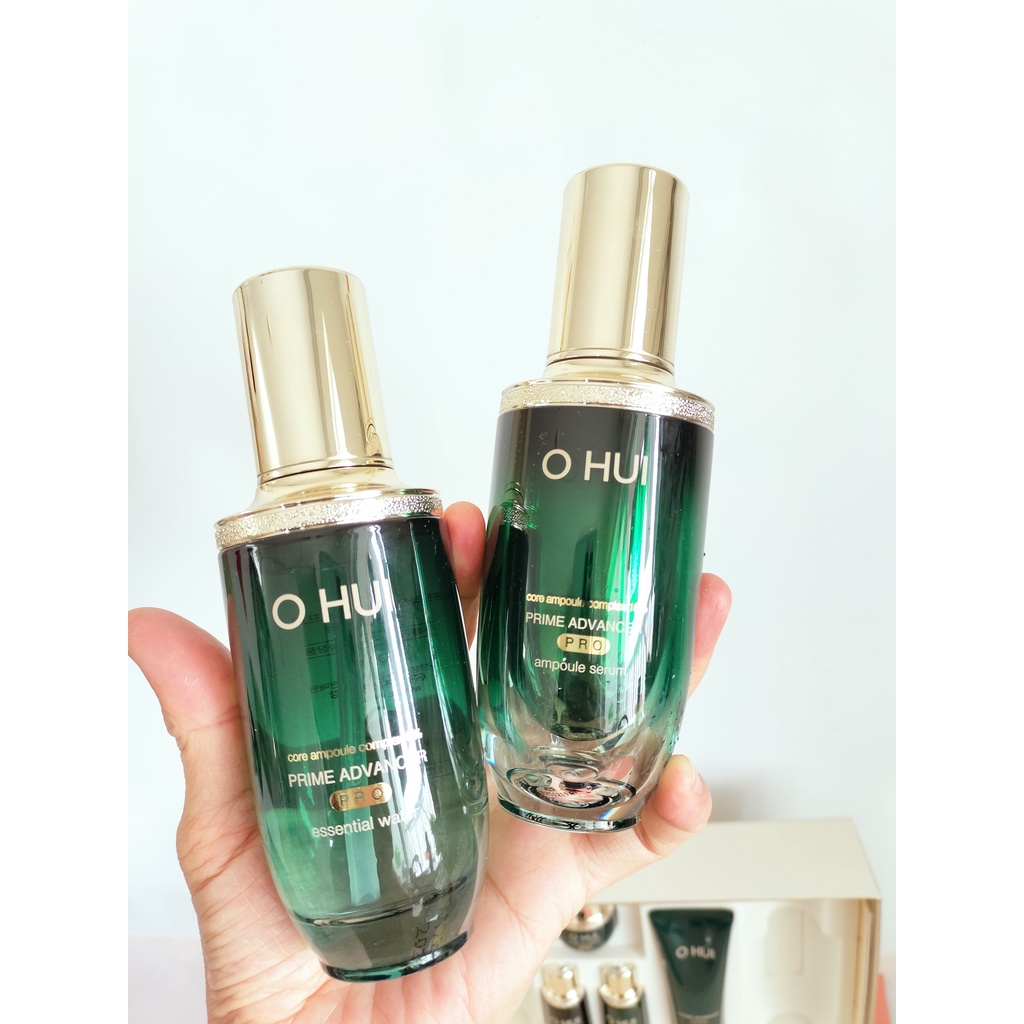 Set ohui xanh prime căng bóng da chống lãi hoá