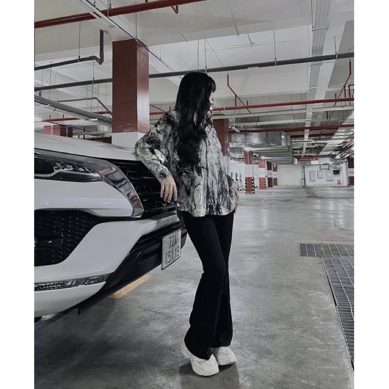 QUẦN LEGGING ỐNG LOE ULZZANG HÀN QUỐC