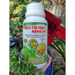 Phân bón lá vi lượng siêu to hạt nặng ký chuyên dùng bán nếp, lúa tươi chai 500ml