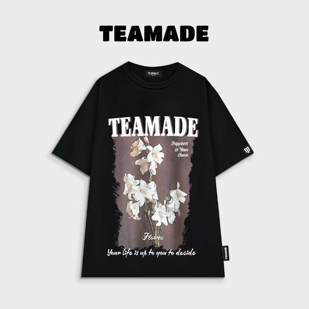 Áo thun nam nữ local brand unisex Teamade Flower Tee phông trơn tay lỡ oversize chất liệu cotton fullbox - LOCAL BRAND