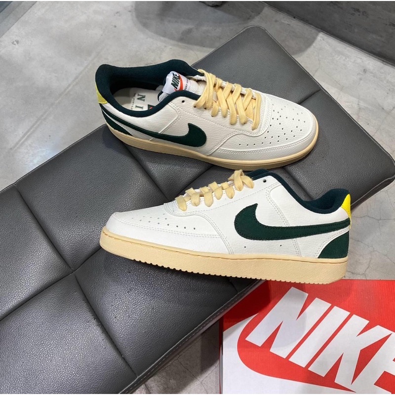 Giày Nike Court Vision Low Sail Pro Green Yellow  | PiuPiu Authentic
