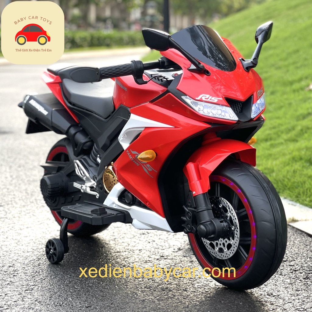 Xe máy điện trẻ em R15, Tay ga, bánh đèn
