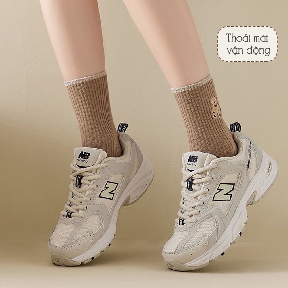 Tất vớ nữ cổ cao phong cách hàn quốc, chất liệu cotton co giãn bốn chiều - Sope Shop