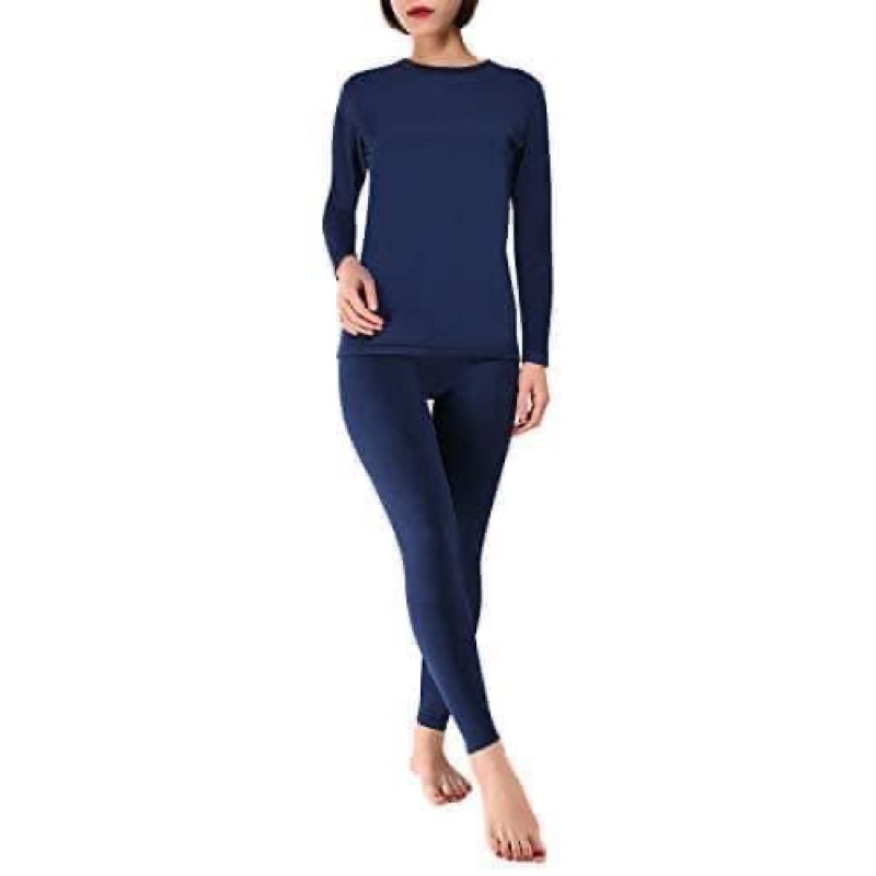 Bộ đồ giữ nhiệt Nữ hai lớp polyester có lót nỉ cao cấp co giãn 4 chiều,bộ lót nhiệt Xuất Hàn