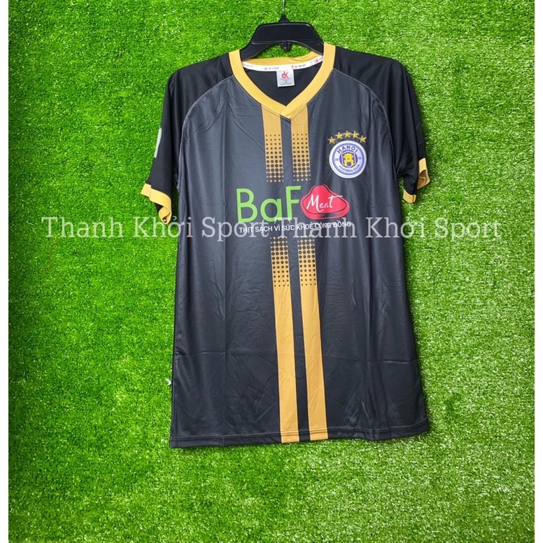 BỘ QUẦN ÁO BÓNG ĐÁ CLB HÀ NỘI FC ĐEN SÂN KHÁCH 2021-2022