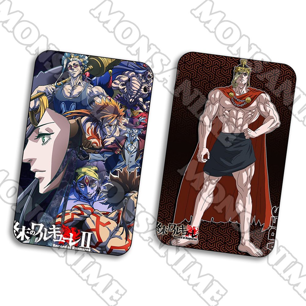 Ảnh card bo góc in hình Record of Ragnarok thẻ bo viền 5*8cm anime chibi sưu tầm 1 tấm
