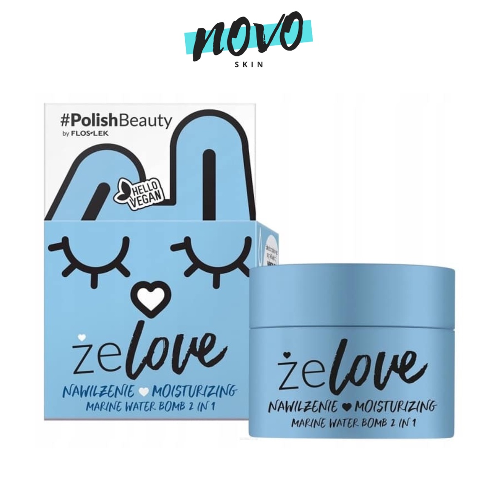 Kem dưỡng ẩm Zelove Floslek 50ml làm dịu tái tạo da hàng nội địa Balan Date 2025