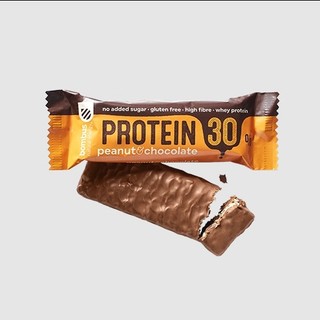 Bánh thanh protein bar BOMBUS protein 30% vị peanut & chocolate tăng cơ giảm mỡ nạp năng lượng tập gym - 50g BFitness