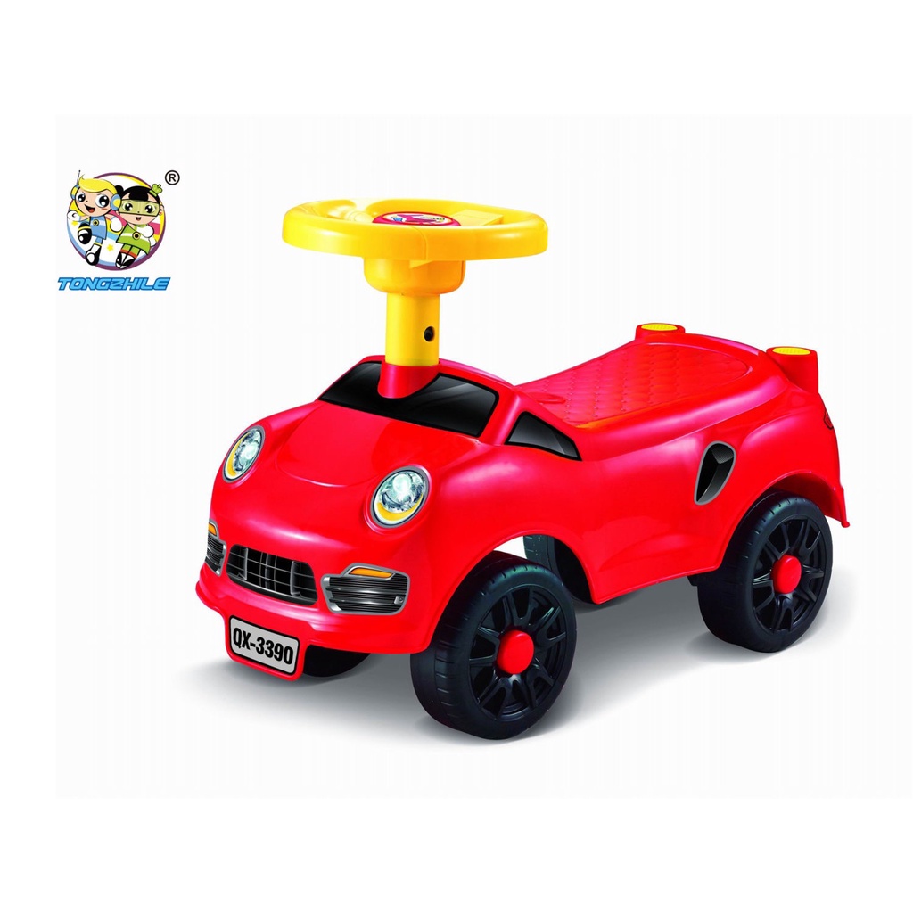Xe ô tô chòi chân 4 bánh có vô lăng đồ chơi cao cấp cho bé