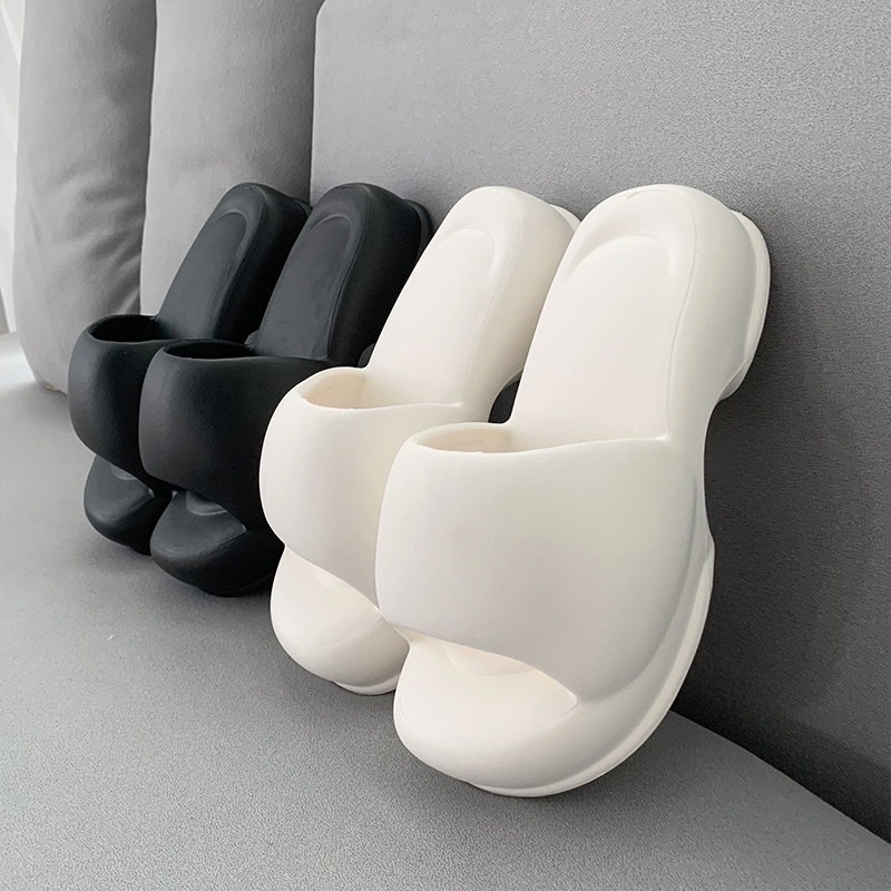 Dép bánh mì Eva, Dép bánh mì béo quai ngang màu xanh, hồng, trắng hàng Quảng Châu