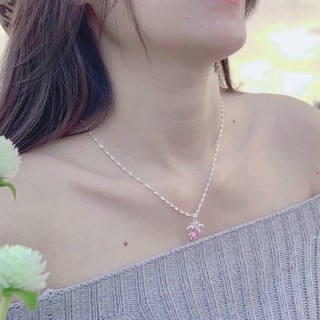 Dây chuyền xi bạc.