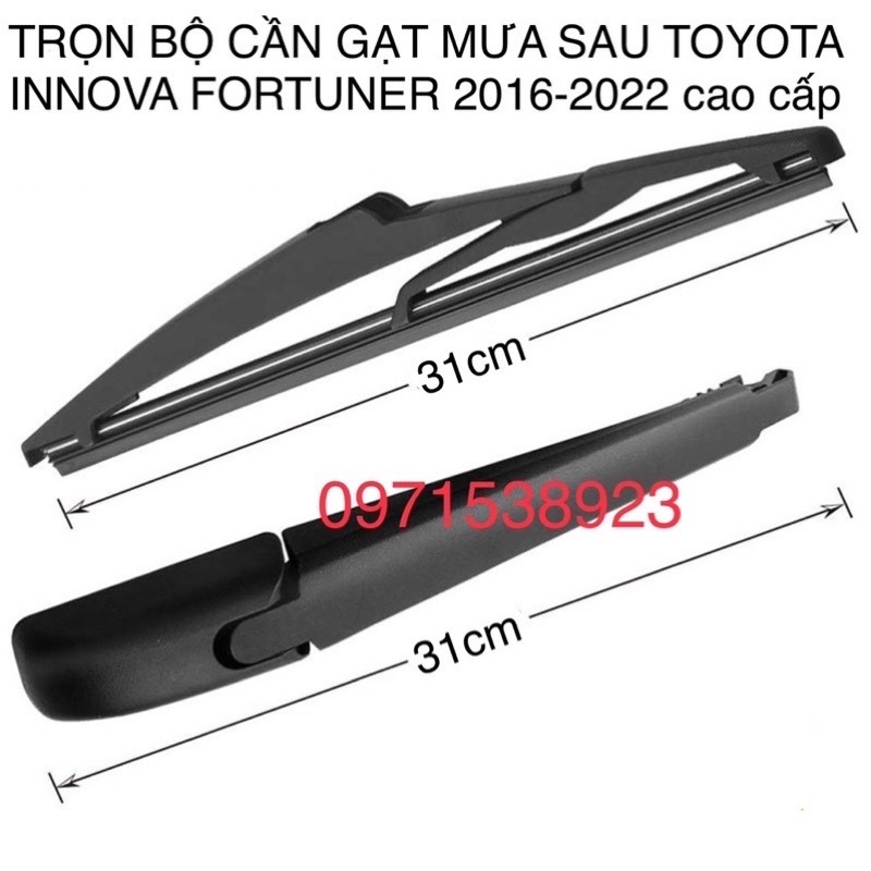 TRỌN BỘ CẦN GẠT MƯA SAU TOYOTA INNOVA FORTUNER 2016-2022 cao cấp giá rẻ 85241-0K040