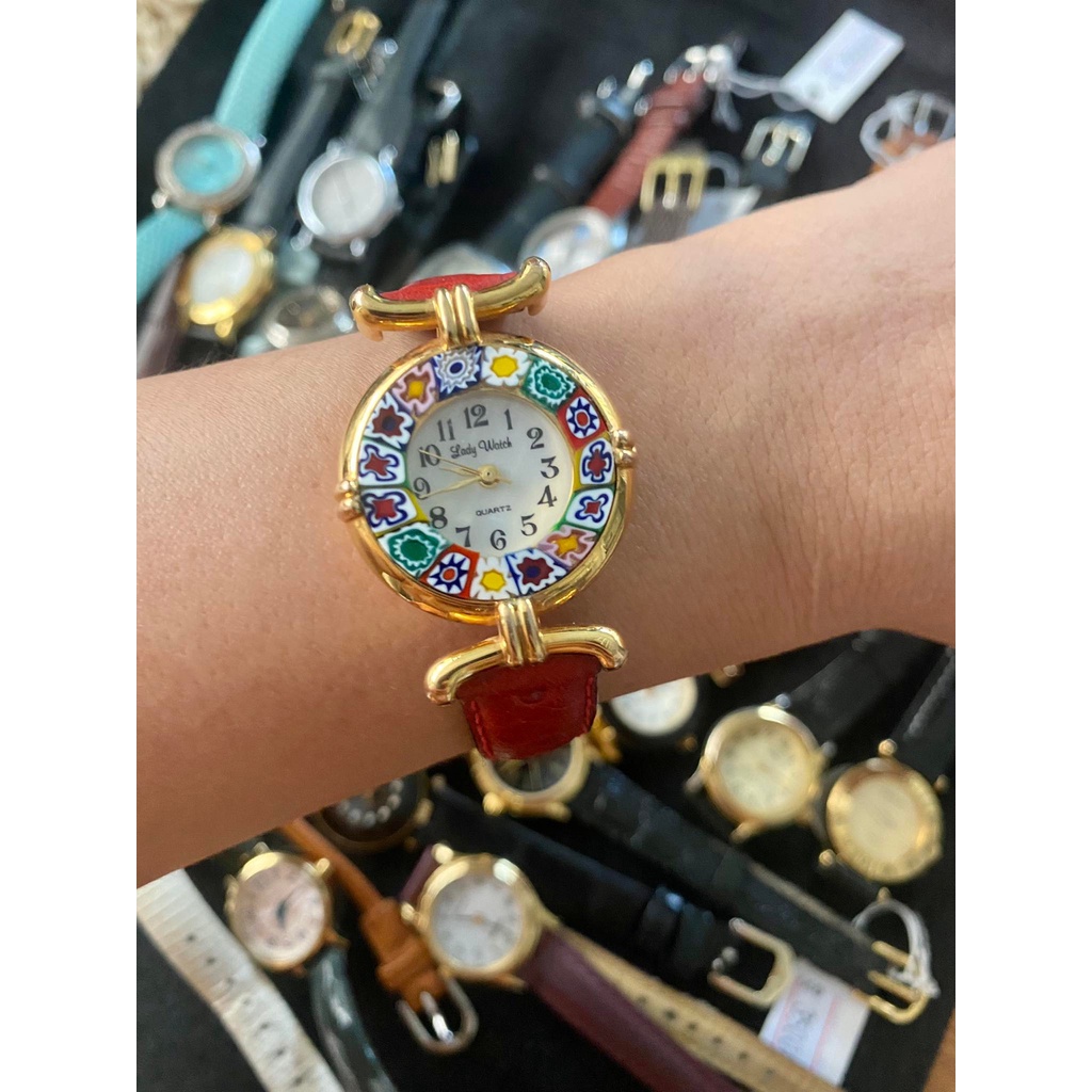 Đồng hồ nữ dây da size mini cho nữ tay nhỏ, vừa, hàng bãi Nhật cái nào cũng xinh xinh