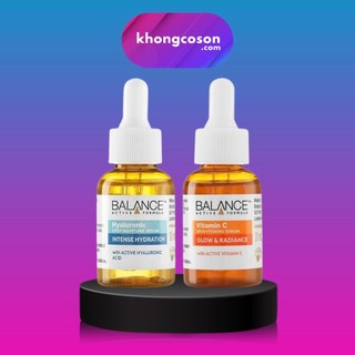 Combo Serum Vitamin C + Serum Hyaluronic Balance Active Formula 30ml/ chai - Khongcoson