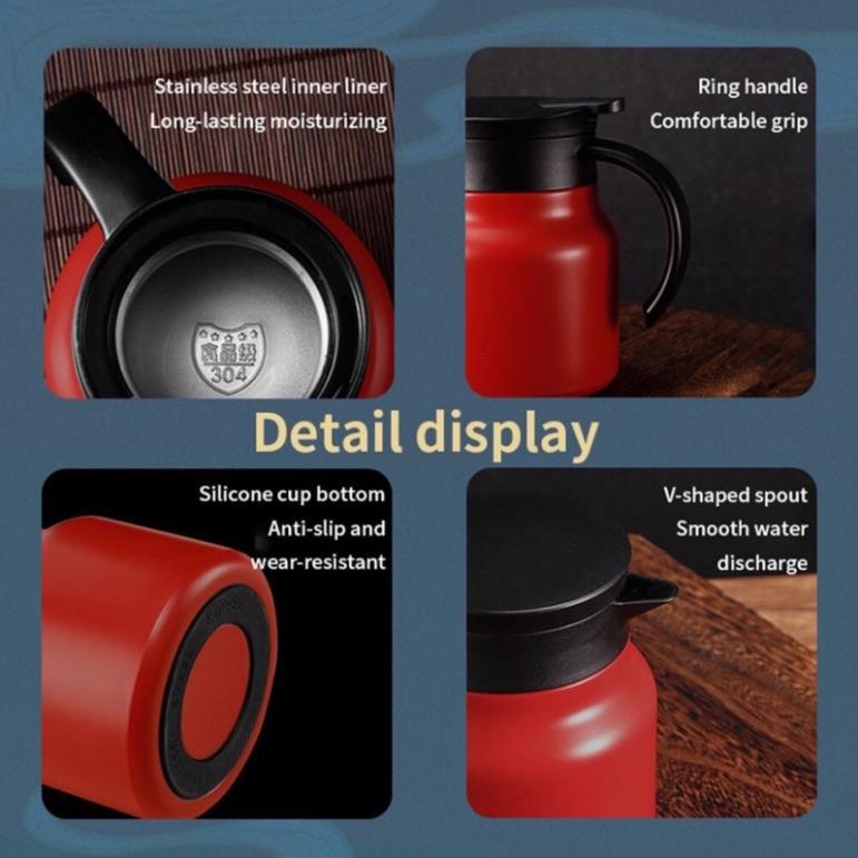 Bình pha trà giữ nhiệt inox 304