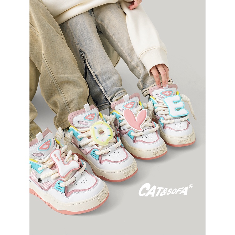 CAT & SOFA - Giày kí tự LOVE hồng chính hãng AC299