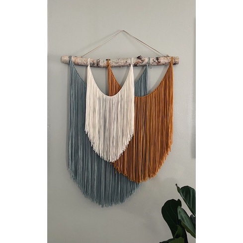Rèm treo tường macrame phong cách boho sang trọng