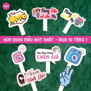 Bảng chụp hình cầm tay _ Hashtag chụp hình đám cưới, đám hỏi, sinh nhật, khai trương, thương hiệu Hafu House M351-400