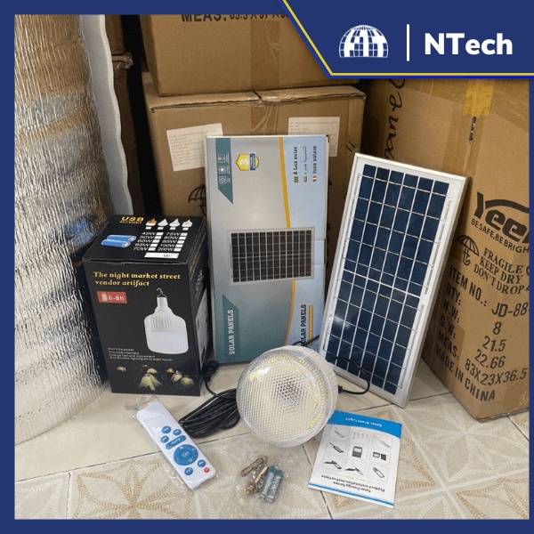 Đèn bulb năng lượng mặt trời NT-LB60 - Cao cấp hãng Solar Light 100% - Bảo hành 1 năm