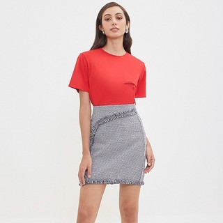 Áo thun nữ túi thêu up ngược MARC FASHION BAJN040320