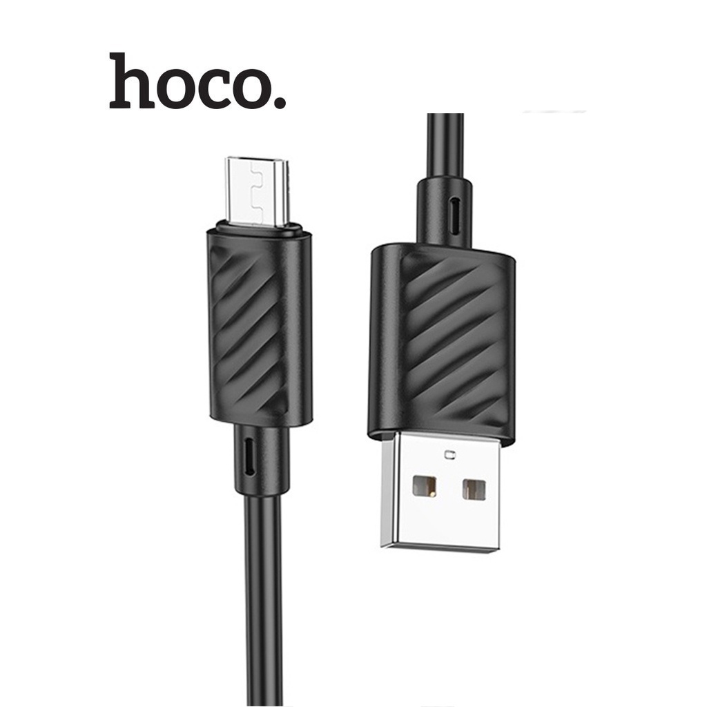Cáp sạc 2.4A Hoco X88 Micro dây PVC siêu bền chống gãy dài 1M cho Android