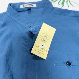 Áo thun nam size L, màu xanh chất vải rất đẹp