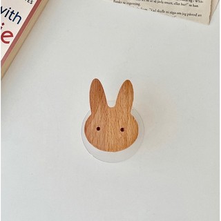 Giỏ đựng đồ bằng mây tre đan kèm Móc thỏ