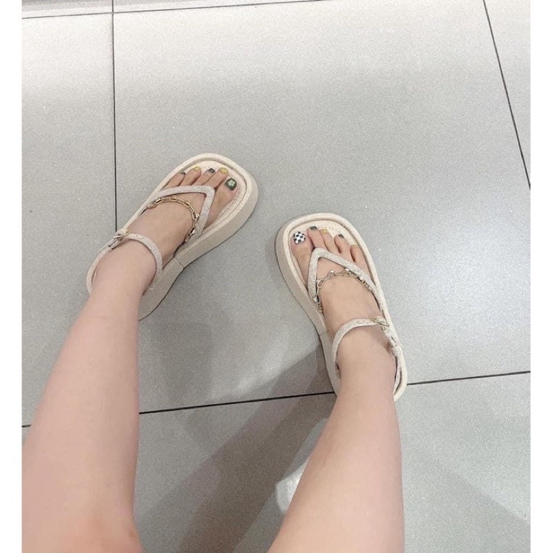 Dép Cnk Đế Bánh Mì Fullbox+Fullbox Kèm Ảnh Thật