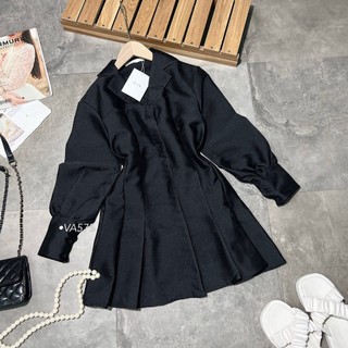 VA575  ĐẦM ĐEN TAY DÀI