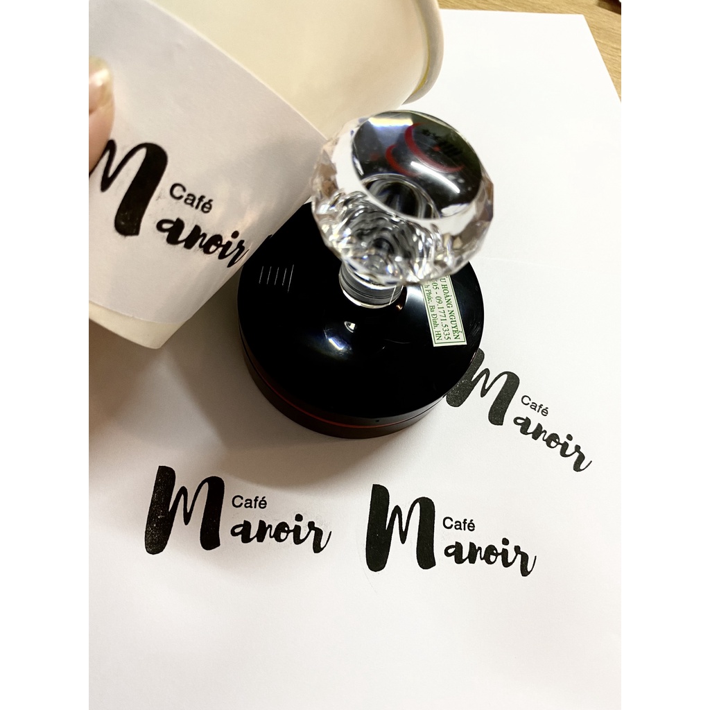 Dấu in lên ly giấy KHÔNG BÓNG