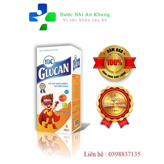 IDC GLUCAN - HỖ TRỢ TĂNG CƯỜNG TIÊU HÓA, GIÚP ĂN NGON MIỆNG