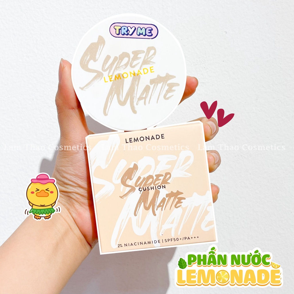 Phấn Nước Siêu Kiềm Dầu Lemonade Supermatte Cushion